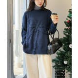 ケーブルリボンルーズニットプルオーバー | Jewelobe | 詳細画像15 