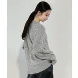 ケーブルリボンルーズニットプルオーバー | Jewelobe | 詳細画像2 