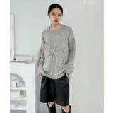 ケーブルリボンルーズニットプルオーバー | Jewelobe | 詳細画像3 