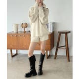 【マルチコルセット付き】ケーブルニットプルオーバー×ショートパンツセットアップ | Jewelobe | 詳細画像16