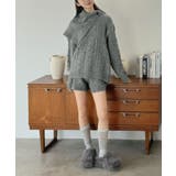 【マルチコルセット付き】ケーブルニットプルオーバー×ショートパンツセットアップ | Jewelobe | 詳細画像32