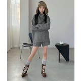 【マルチコルセット付き】ケーブルニットプルオーバー×ショートパンツセットアップ | Jewelobe | 詳細画像36