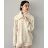 【マルチコルセット付き】ケーブルニットプルオーバー×ショートパンツセットアップ | Jewelobe | 詳細画像5