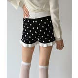 モノトーンドットフリルマイクロニットパンツ | Jewelobe | 詳細画像18 