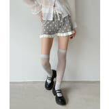 モノトーンドットフリルマイクロニットパンツ | Jewelobe | 詳細画像4 