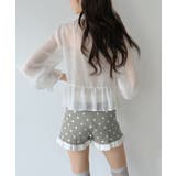 モノトーンドットフリルマイクロニットパンツ | Jewelobe | 詳細画像7 