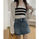 透かし編みショートニットボレロ | Jewelobe | 詳細画像1 