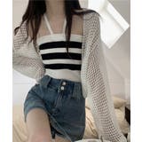 透かし編みショートニットボレロ | Jewelobe | 詳細画像2 