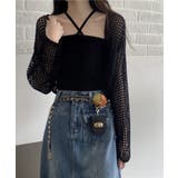 透かし編みショートニットボレロ | Jewelobe | 詳細画像8 