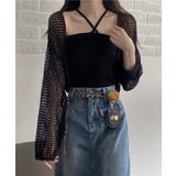 透かし編みショートニットボレロ | Jewelobe | 詳細画像9 