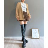 シャギーミディニットカーディガン | Jewelobe | 詳細画像12 