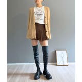 シャギーミディニットカーディガン | Jewelobe | 詳細画像14 