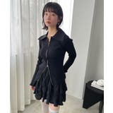 ワイドカラーダブルジップフィットニット | Jewelobe | 詳細画像20 