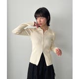 ワイドカラーダブルジップフィットニット | Jewelobe | 詳細画像4 