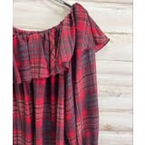 ラッフルカラー2wayチェックブラウス | Jewelobe | 詳細画像13 