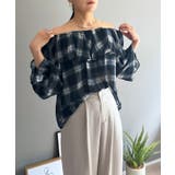 ラッフルカラー2wayチェックブラウス | Jewelobe | 詳細画像16 