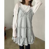 フリル×コットンストライプビスチェディテールキャミチュニック | Jewelobe | 詳細画像16 