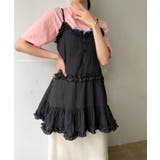 フリル×コットンストライプビスチェディテールキャミチュニック | Jewelobe | 詳細画像6 