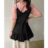 フリル×コットンストライプビスチェディテールキャミチュニック | Jewelobe | 詳細画像7 