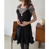 フリル×コットンストライプビスチェディテールキャミチュニック | Jewelobe | 詳細画像8 