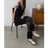 フリル×コットンストライプビスチェディテールキャミチュニック | Jewelobe | 詳細画像9 