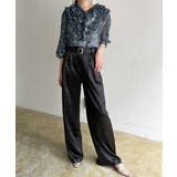 パワーショルダーフリルシアートップス | Jewelobe | 詳細画像15