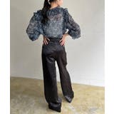 パワーショルダーフリルシアートップス | Jewelobe | 詳細画像17