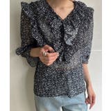 パワーショルダーフリルシアートップス | Jewelobe | 詳細画像18