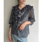 パワーショルダーフリルシアートップス | Jewelobe | 詳細画像19