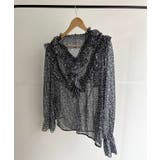 パワーショルダーフリルシアートップス | Jewelobe | 詳細画像25