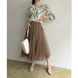 パワーショルダーフリルシアートップス | Jewelobe | 詳細画像7