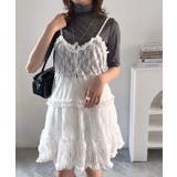 フリル×レースビスチェディテールキャミチュニック | Jewelobe | 詳細画像1 