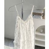 フリル×レースビスチェディテールキャミチュニック | Jewelobe | 詳細画像14 