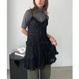 フリル×レースビスチェディテールキャミチュニック | Jewelobe | 詳細画像17 