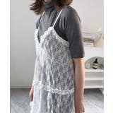 フリル×レースビスチェディテールキャミチュニック | Jewelobe | 詳細画像2 