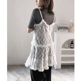 フリル×レースビスチェディテールキャミチュニック | Jewelobe | 詳細画像4 