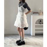 フリル×レースビスチェディテールキャミチュニック | Jewelobe | 詳細画像8 