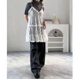 フリル×レースビスチェディテールキャミチュニック | Jewelobe | 詳細画像9 