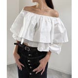 ラッフルフリルオフショルブラウス | Jewelobe | 詳細画像10 