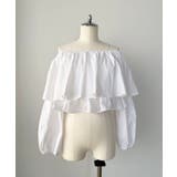ラッフルフリルオフショルブラウス | Jewelobe | 詳細画像12 