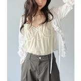 シフォン×レースフリルキャミチュニック | Jewelobe | 詳細画像14