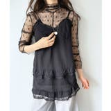 シフォン×レースフリルキャミチュニック | Jewelobe | 詳細画像17