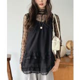 シフォン×レースフリルキャミチュニック | Jewelobe | 詳細画像18