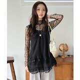 シフォン×レースフリルキャミチュニック | Jewelobe | 詳細画像24