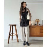 シフォン×レースフリルキャミチュニック | Jewelobe | 詳細画像28