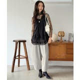 シフォン×レースフリルキャミチュニック | Jewelobe | 詳細画像30