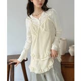 シフォン×レースフリルキャミチュニック | Jewelobe | 詳細画像5