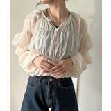 ボリュームシャーリングシアーブラウス | Jewelobe | 詳細画像2 