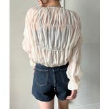 ボリュームシャーリングシアーブラウス | Jewelobe | 詳細画像5 