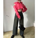 ショルダーカットアウトクロップドシャツ | Jewelobe | 詳細画像17 